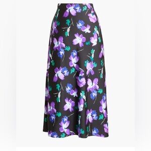 NWT J. Crew Floral Slip Skirt